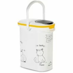 Récipient Alimentaire Dinner Is Served Pour Chats 10 L Curver - Blanc -Promos Curver Magasin 15878428 3