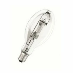 LEDVANCE Lampe à Decharge 440W Iodures Métalliques Ovoide Claire 4000K 42000lm E40 125V POWERSTAR HQI-E OSRAM 526700