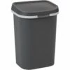Poubelle Curver Mistral Flat 25L PVC Recyclé Anthracite - Anthracite