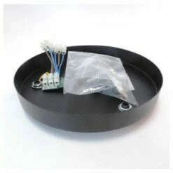 Base Noire Ø 200mm Pour Montage Au Plafond De Luminaires Suspendu Vintage PenduLum CANOPY OSRAM LEDVANCE 434639