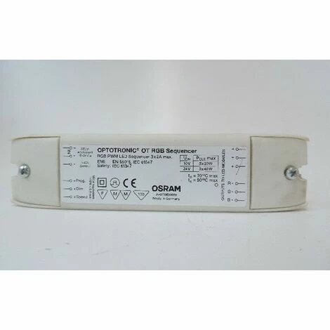 LEDVANCE Driver Séquenceur RGB LED OT 2A Par Canal OPTOTRONIC OSRAM 792460 1 LEDVANCE Driver Séquenceur RGB LED OT 2A Par Canal OPTOTRONIC OSRAM 792460