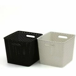 Panier De Rangement De Vêtements 25Lt Brown Ratan Vintage Mystyle Curver -Promos Curver Magasin 32670207 3