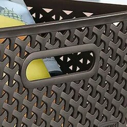 Panier à Linge 13Lt Brown Ratan Vintage Mystyle Curver -Promos Curver Magasin 32670771 3