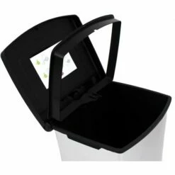 Poubelle De Recyclage Avec Pédale 2 Compartiments 25Lt Plastique Gris Argenté Curver Plastique -Promos Curver Magasin 32672855 5