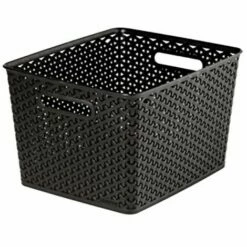 Panier De Rangement De Vêtements 18Lt Brown Ratan Vintage Mystyle Curver