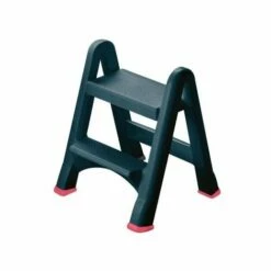 155160 TABOURET PLIABLE 2 MARCHES ANTHRACITE CURVER