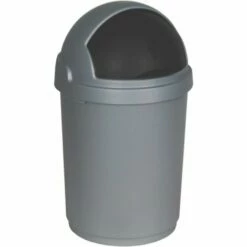 Poubelle Avec Couvercle Roulante Curver Argent Anthracite 25L - Argent / Anthracite