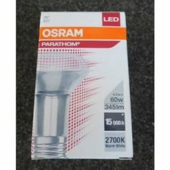 Ampoule LED 4.3W Spot R63 2700K 345lm Culot E27 230V Non-dimmable (Equivalent 60W) à Réflecteur OSRAM LEDVANCE 97063 -Promos Curver Magasin 36743632 3