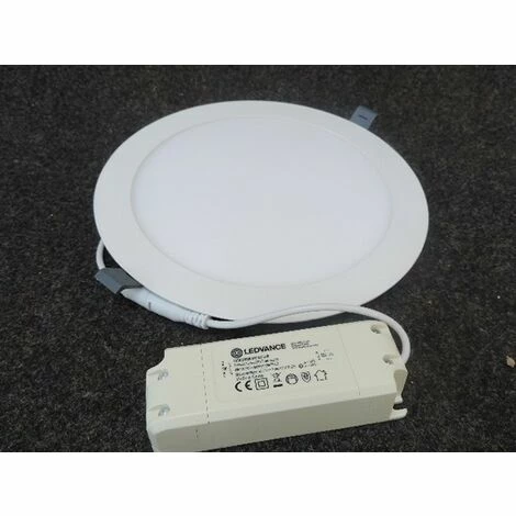Encastré Downlight Ultraplat Rond LED 22W 3000K 1850lm Ø 225x23mm Alim 230V IP20 OSRAM LEDVANCE 064003 1 Encastré Downlight Ultraplat Rond LED 22W 3000K 1850lm Ø 225x23mm Alim 230V IP20 OSRAM LEDVANCE 064003