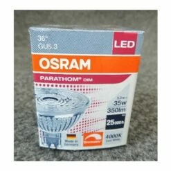Ampoule LED à Réflecteur 5W 4000K 350lm 12V Culot MR16 GU5.3 Dimmable Parathom OSRAM LEDVANCE 094895