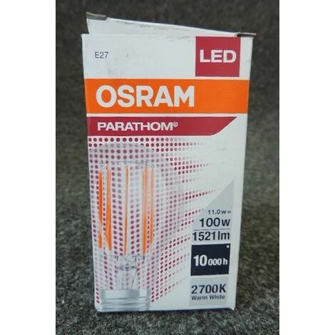 Ampoule LED à Fil 11W 2700K 1521lm Culot E27 Ø 60x105mm 230V Non-dimmable OSRAM LEDVANCE 287228 1 Ampoule LED à Fil 11W 2700K 1521lm Culot E27 Ø 60x105mm 230V Non-dimmable OSRAM LEDVANCE 287228