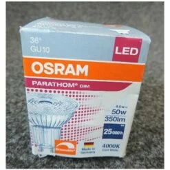 Ampoule LED à Réflecteur 4.6W 4000K 350lm 230V PAR16 Culot GU10 Dimmable N-Parathom OSRAM LEDVANCE 957978