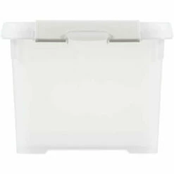 CURVER Handy Box - Plus 6L + Clips Gris Avec Couvercle 100% Recyclée -Promos Curver Magasin 48636217 3