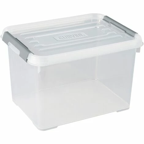 Boîte Curver Handy+ 20L Transparent - Transparent 1 Boîte Curver Handy+ 20L Transparent - Transparent