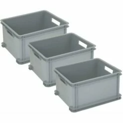 Boîte De Rangement Unibox 3x30 L Argenté Curver - N/A