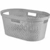 CURVER 231009 Infinity Dots Panier à Linge Plastique Gris 59 X 38 X 27 Cm (231009)