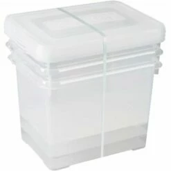 Ensemble De Boîtes De Rangement Handy 3x20L Transparent Curver - N/A