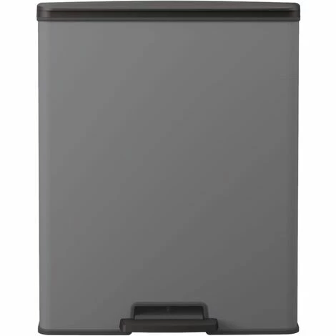 Poubelle à Pédale Deco Rectangulaire 65 L Gris Froid Curver - Grey 3 Poubelle à Pédale Deco Rectangulaire 65 L Gris Froid Curver - Grey – Image 3