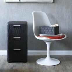 Armoire à Tiroirs Style 3x14L Anthracite Curver - N/A -Promos Curver Magasin 71595619 5